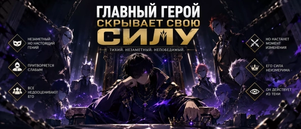 Главный герой скрывает свою силу